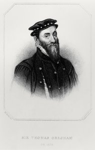 Sir Thomas Greshamin (1519-79) muotokuva "Lodge
