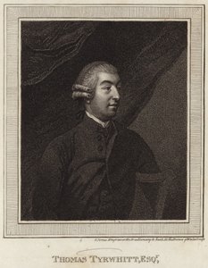 Thomas Tyrwhittin muotokuva tekijältä English School