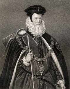Muotokuva William Cecilistä (1520-98) Lord Burghley, "Lodge