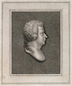 Wolfgang Amadeus Mozartin (1756-91) muotokuva, julkaistu vuonna 1814 tekijältä English School