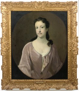 Naisen muotokuva. perinteisesti tunnistettu rouva Dorothy Smithiksi, s. Barret-Lennard tekijältä English School