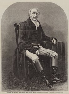 Muotokuva vanhasta urheilijasta, Sir Tatton Sykes (kaiverrus) tekijältä English School