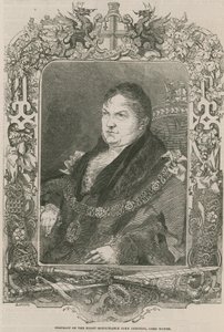 Oikeanpuoleisen John Johnsonin, Lord Mayorin muotokuva tekijältä English School