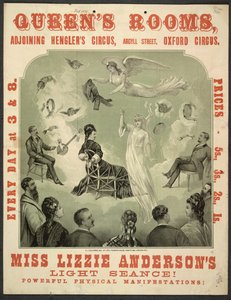 Juliste "Miss Lizzie Andersonin kevyt seanssi!" Queen