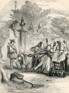 Prinssi Charles yllätti Infantan Orchardissa 1800-luvulla tekijältä English School