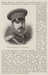 Bulgarian prinssi Ferdinand (kaiverrus) tekijältä English School