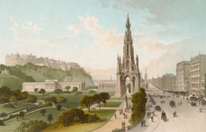 Princes Street Edinburgh. Katse länteen tekijältä English School