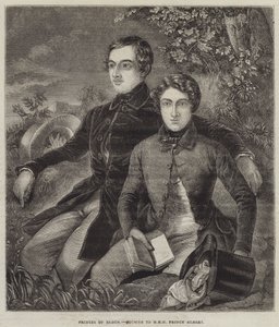 Badenin prinssit, HRH Prince Albertin serkut (kaiverrus) tekijältä English School
