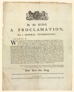 Julistus yleiseksi kiitospäiväksi, 1798 tekijältä English School