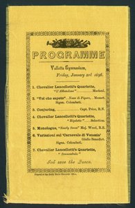 Vallettan lukion ohjelma, 3. tammikuuta 1896 (tulostus) tekijältä English School
