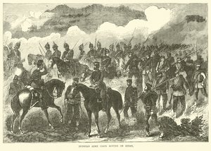 Preussin armeijajoukko liikkuu Sedanilla, syyskuu 1870 tekijältä English School