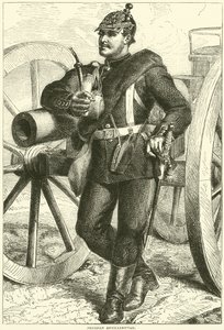 Preussin tykistömies, lokakuu 1870 tekijältä English School