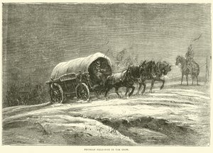 Preussin kenttäposti lumessa, lokakuu 1870 tekijältä English School