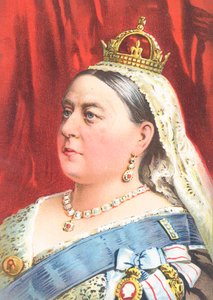 Queen Victoria - onnittelukortti tekijältä English School
