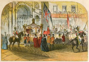 Kuningatar Victorian ensimmäinen vierailu kaupungissa (9. marraskuuta 1837) tekijältä English School
