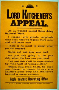 Rekrytointijuliste - Lord Kitcheners Appeal, 1914-18