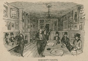Renton Nicholsons Parlour, Garricks Head Hotel, Bow Street, Lontoo tekijältä English School
