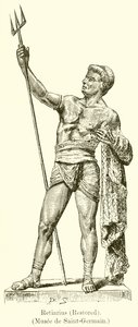 Retiarius (palautettu). (Saint-Germainin museo) tekijältä English School