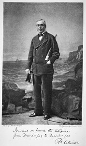 Richard Collinson - tutkimusmatkan johtaja HMS Enterprisella, 1876 (syväpaino) tekijältä English School