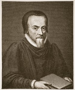Richard Hooker, kuvitus teoksesta The Church of England: A History for the People, H.D.M. Spence-Jones, pubi. n. 1910 (seepiavalokuva) tekijältä English School
