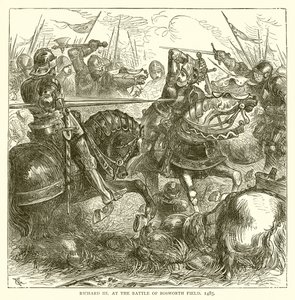 Richard III Bosworth Fieldin taistelussa, 1485