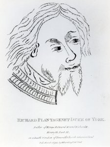 Richard of York, 3. Yorkin herttua, julkaistu vuonna 1792 (kaiverrus) tekijältä English School