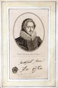 Robert Devereux, Essexin kolmas jaarli (1591-1646), hänen sinettinsä ja nimikirjoituksensa tekijältä English School