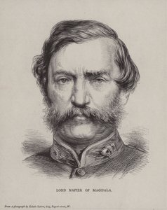 Robert Napier, Magdalan ensimmäinen paroni Napier, brittikenraali tekijältä English School