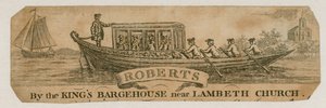 Roberts, Kings Bargehousen luona lähellä Lambethin kirkkoa tekijältä English School