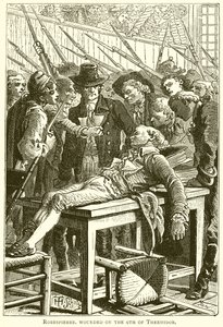 Robespierre haavoittui Thermidorin 9. päivänä tekijältä English School