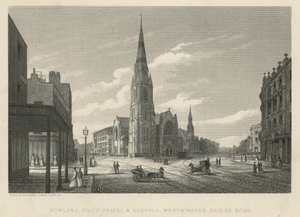 Rowland Hillsin kappeli ja koulut, Westminster Bridge Road, Lambeth tekijältä English School