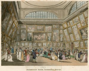 Royal Academy: Näyttelyhuone, Somerset House, Lontoo tekijältä English School