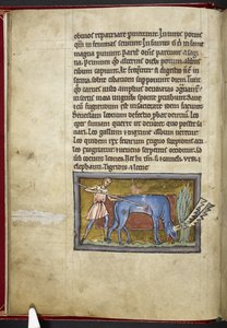 Royal MS 12 C XIX, f.7v Antelope, 