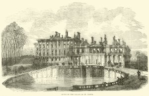 St Cloudin palatsin rauniot, lokakuu 1870 tekijältä English School