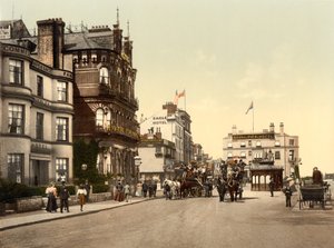 Ryde Hotels, Isle of Wight (käsin värjätty valokuva) tekijältä English School