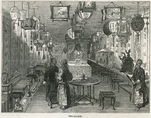 Saloon kiinalaista roskaa tuotiin Lontooseen uteliaisuutena tekijältä English School