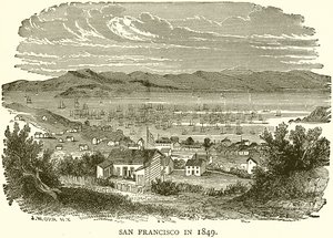 San Franciscossa vuonna 1849 tekijältä English School