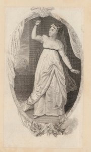 Sarah Siddons, näyttelijä, Euphrasia (kaiverrus) tekijältä English School