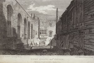 Savoyn kappeli ja palatsi, Lontoo, 1807 tekijältä English School