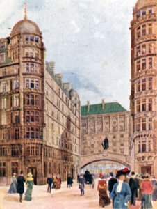 Savoy Hotel, Lontoo (väri litho) tekijältä English School