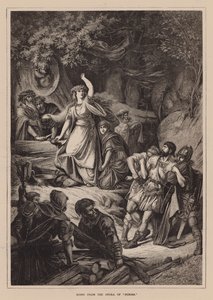 Kohtaus oopperasta "Norma" (kaiverrus) (kaiverrus) tekijältä English School