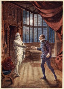 Kohtaus oopperasta Don Giovanni (1787), May Byronin kirjasta "A Day With Wolfgang Amadeus Mozart", noin 1914 (vedos). tekijältä English School