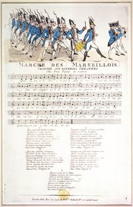 Arkki "La Marseillaise", säveltäjä Rouget de l