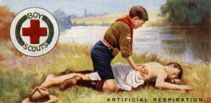 Partiolainen ensiapumerkki, 1929 tekijältä English School