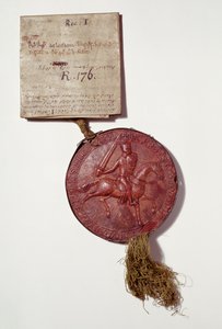 Kuningas Richard I:n sinetti (vaha ja pergamentti) (viite ChAntB349) tekijältä English School