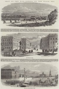 Sodan istuin, Odessa, Mustanmeren rannalla (kaiverrus) tekijältä English School