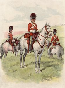 Second Dragons, Royal Scots Grays (chromolitho) tekijältä English School