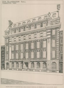 Valittu suunnittelu Examination Hall, Royal College of Physicians and Surgeons tekijältä English School