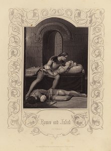 Shakespeare: Näytös 5, kohtaus 3 (kaiverrus). tekijältä English School