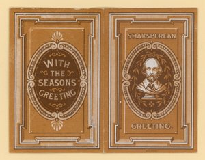 Shakespearen onnittelukortti tekijältä English School